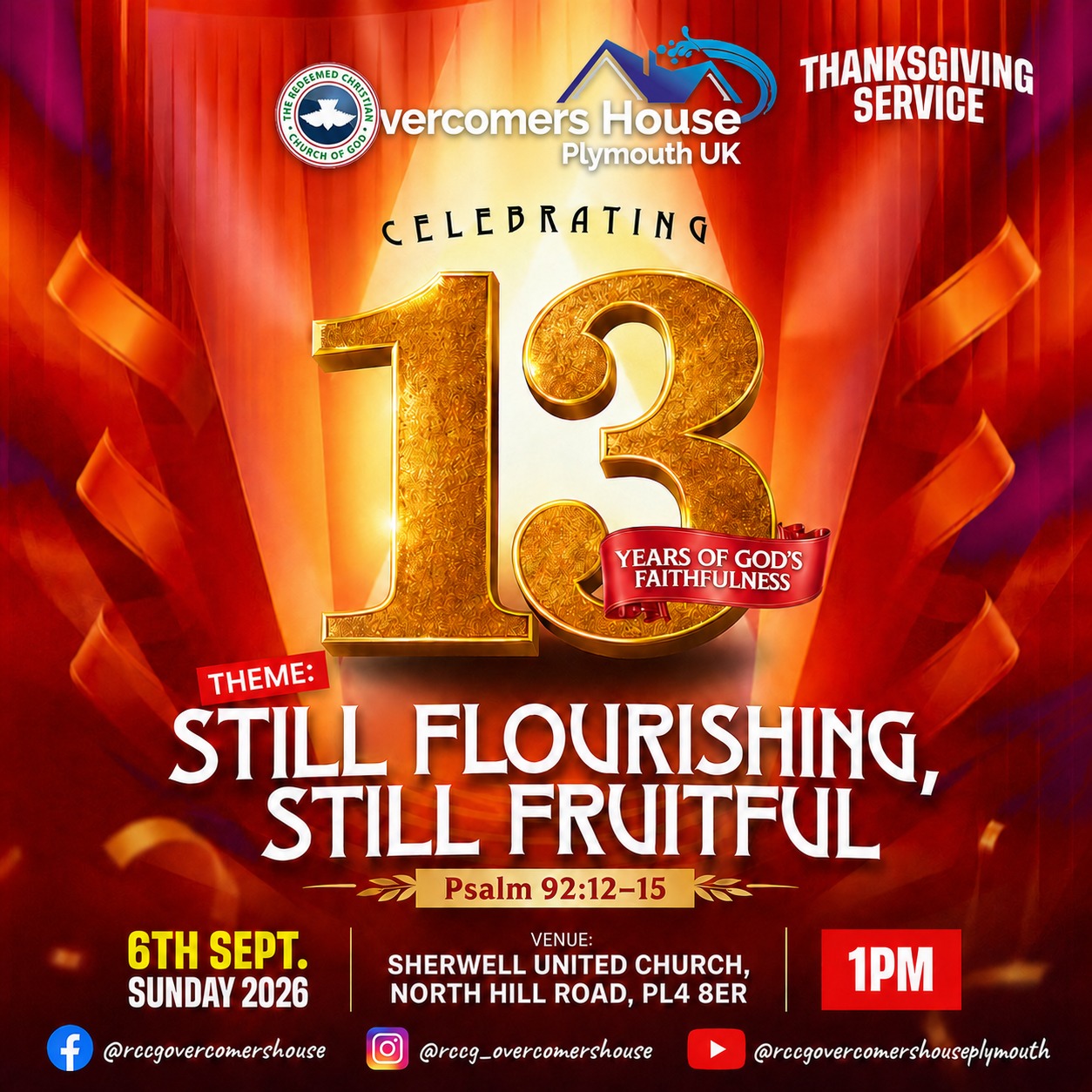 13th Year Anniversay